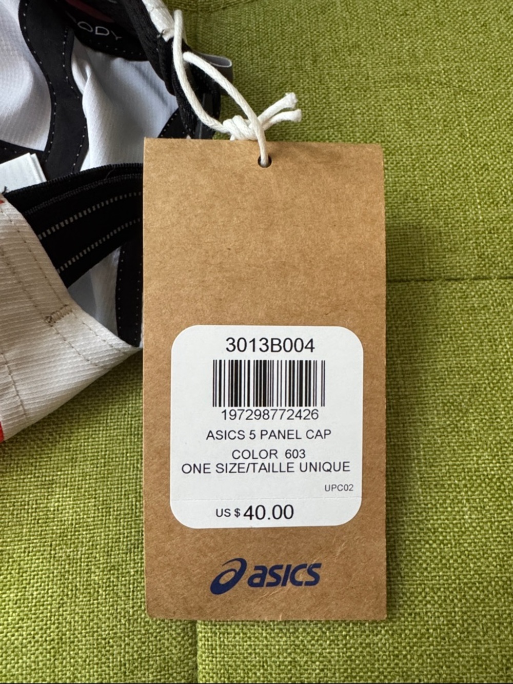 NWT ASICS 5 Panel Cap - Picture 2 of 5